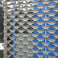 Diamentowy kształt uderzenia aluminium rozszerzona metalowa siatka